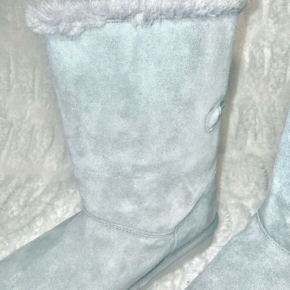 🩶Koolaburra by UGG Shearling Lined Suede Boots | Gray | Cozy Boots🩶 Size 9 - Picture 8 of 9